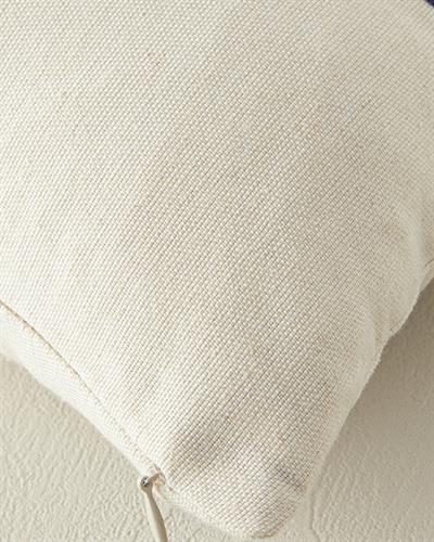 Dora Декоративна Възглавница 33x50 см Черен - Бял