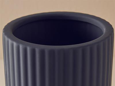 Doria Ваза Керамика 12X25,5 см Черен