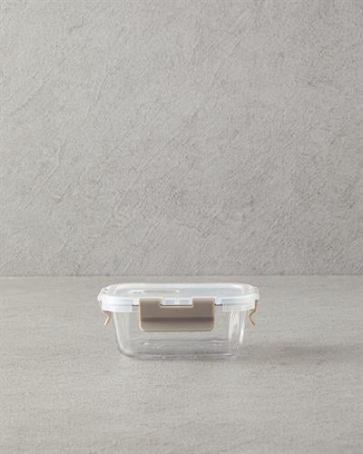 Doria Кутия За Съхранение Стъкло 320 мл Тъмнобежов