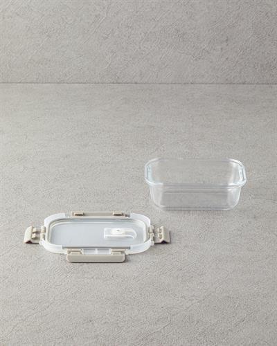 Doria Кутия За Съхранение Стъкло 400 мл Тъмнобежов