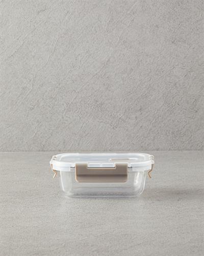 Doria Кутия За Съхранение Стъкло 400 мл Тъмнобежов