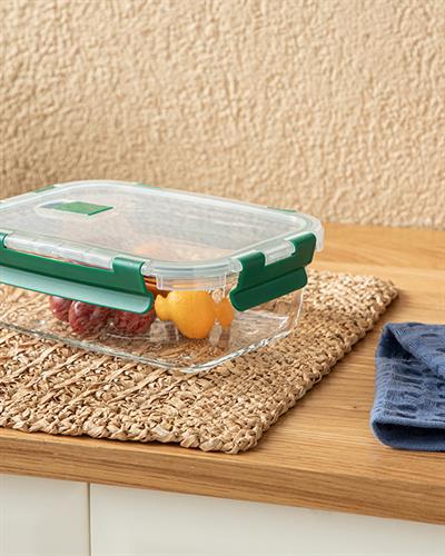 Doria Кутия За Съхранение Стъкло 750 мл Зелен