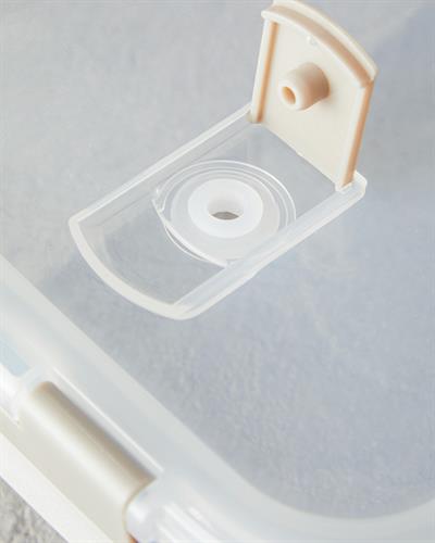 Doria Кутия За Съхранение Стъкло 750 мл Тъмнобежов