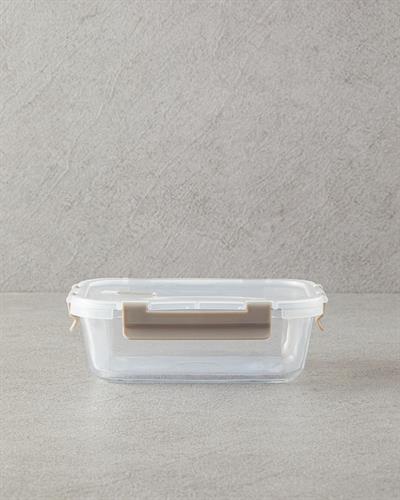 Doria Кутия За Съхранение Стъкло 950 мл Тъмнобежов