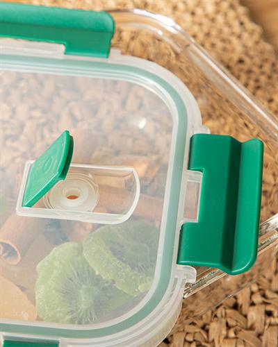 Doria Кутия За Съхранение Стъкло 950 мл Зелен