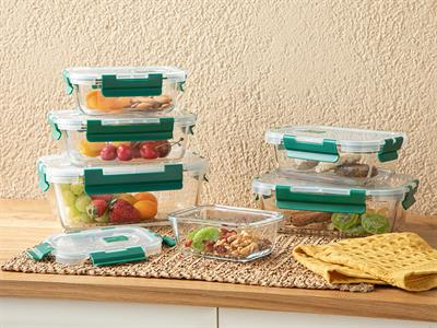 Doria КУТИЯ ЗА СЪХРАНЕНИЕ Cam 1450 ml Green