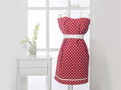 Dots КУХНЕНСКА ПРЕСТИЛКА Памучен . Red