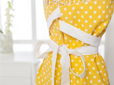 Dots КУХНЕНСКА ПРЕСТИЛКА Памучен . Yellow.