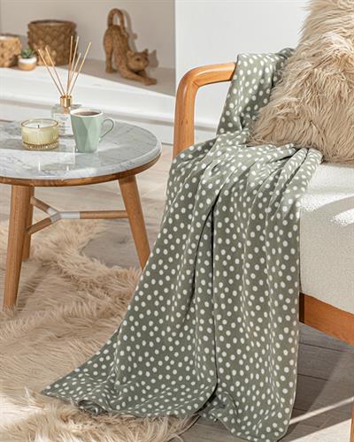 Dots Тв Одеяло Полар 120x170 см Зелен