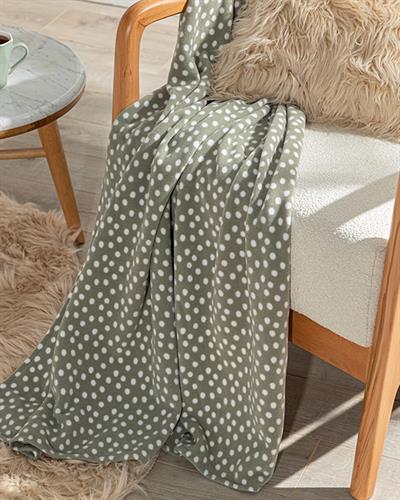 Dots Тв Одеяло Полар 120x170 см Зелен