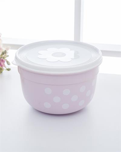 Dots Кутия За Съхранение 3 бр. Пластмаса 3 л Шарен