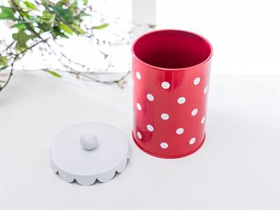 Dots КУТИЯ ЗА СЪХРАНЕНИЕ Дълги Метален Red