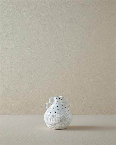 Dotsy Ваза Каменна керамика 10,4x6x14,1 см Бял