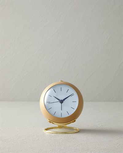 Dotsy Часовник За Маса Метал 9,2X7X11,5 см Бежов