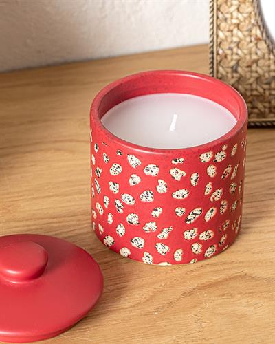 Dotty Ароматен Свещ Червено, 0