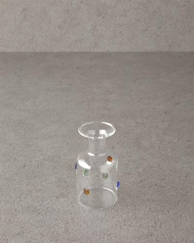 Dotty Ваза Боросиликат 11,5x6,5 см. Прозрачен