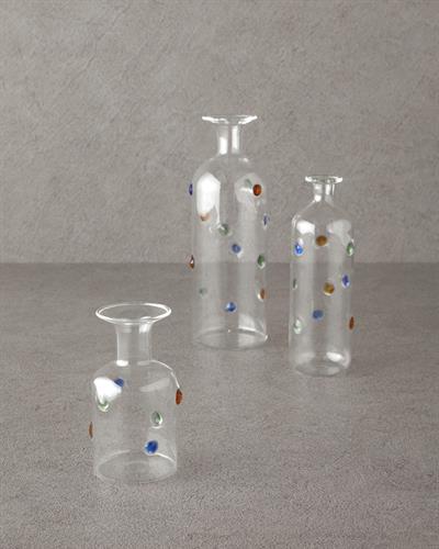 Dotty Ваза Боросиликат 24x8 см Прозрачен