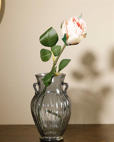 Dream Rose Изкуствено Цвете Един Стрък Полиестер 52 см Оранжев