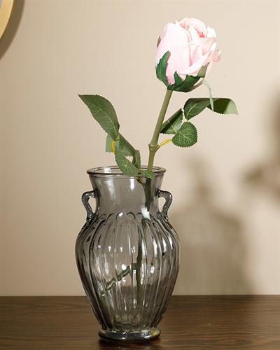 Dream Rose Изкуствено Цвете Един Стрък Полиестер 52 см Розов