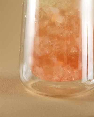 Duplici Чаша Double Wall, Жакард С Граници, Прозрачен, 330 Ml