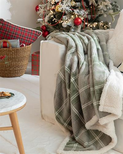 Dupplin Тв Одеяло Шерпа 120x160 см Зелен