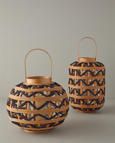 Dustin Lantern 34 cm Brown Black