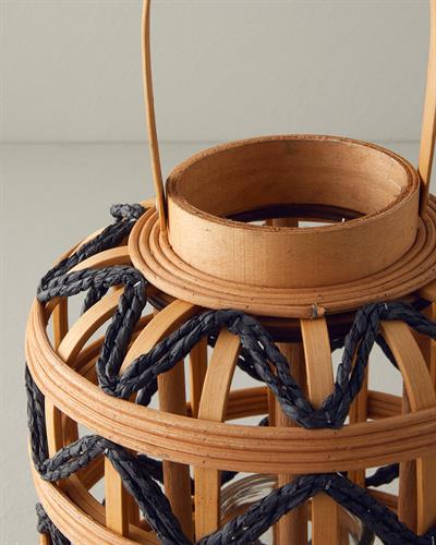 Dustin Lantern 34 cm Brown Black