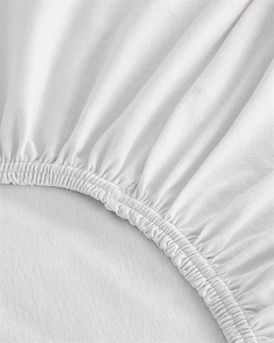 Duz Combed Cotton For One Person Fitted Sheet Set 100x200 cm White