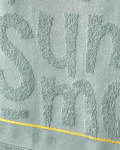 Dynamic Word Кърпа За Плаж Памучен 70x140 см Морскосин