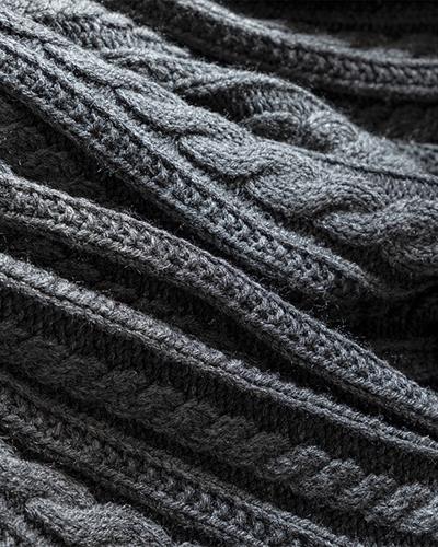 East Pole Шал За Диван Трико 130x170 см Антрацит