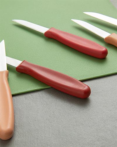 Easy Cut Steel 6 Set Knife 16 cm Red