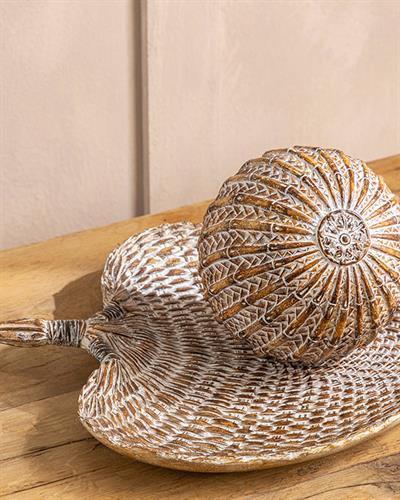 Ebony Декоративен Предмет Полирезин, Кафяво, 10,5 X 10,5 X 10,5 Cm