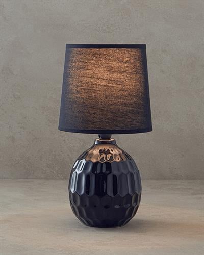 Eclipse Абажур Керамика 16,5x16,5x30 см Черен