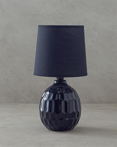 Eclipse Абажур Керамика 16,5x16,5x30 см Черен