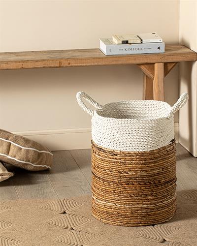 Edela Кошница Бяло-Кафяво, 34 X 45 X 52 Cm