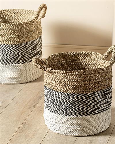 Edge Кошница Бяло-Кафяво, 0