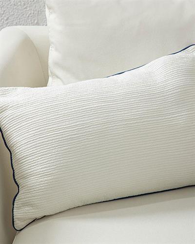 Edrian Декоративна Калъфка За Възглавница Бяло, 35 X 55 Cm