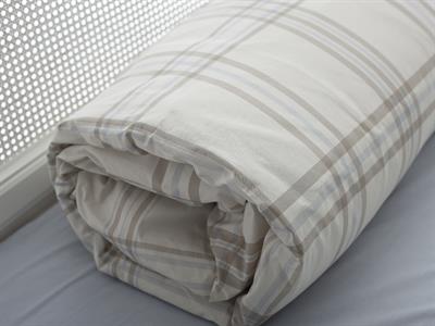 Edwin СПАЛНО БЕЛЬО КОМПЛЕ Двоен Лесно за гладене 200x220 cm Blue.