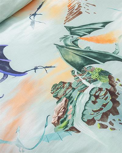 Ejderha Детско Спално Бельо Момче, Памучен, Зелено, 160 X 220 Cm