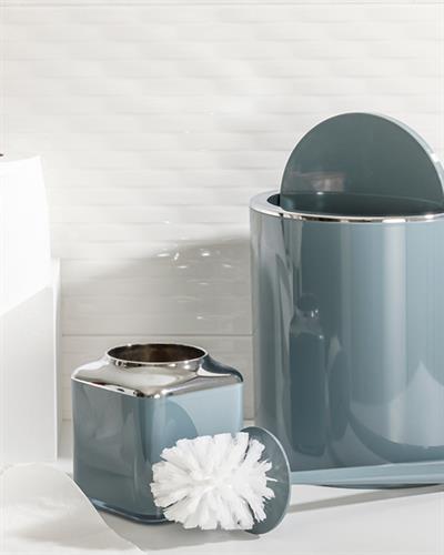 Elegance Crystal 2 Set Bathroom Set 19x21,5 cm+10x10x37 cm Green