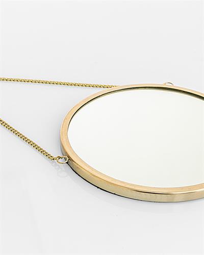 Elegance ОГЛЕДАЛО Метален 20x20 cm Златисто