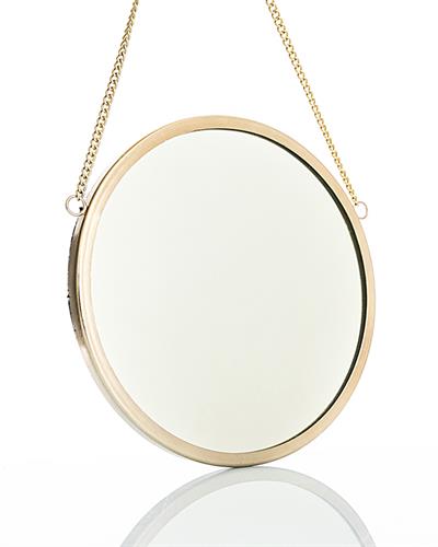 Elegance ОГЛЕДАЛО Метален 20x20 cm Златисто