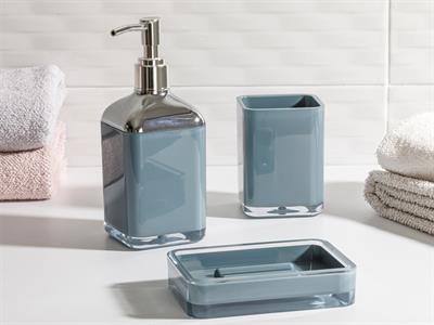 Elegance КОМПЛЕКТ ЗА БАНЯ 3 комплект Кристал 17,5x6,5x6,5 cm+9x6,5x6,5 cm+1 Green