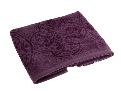 Elegance ХАВЛИЯ ЗА ЛИЦЕ Жакардово кадифе 50x80 cm Purple.