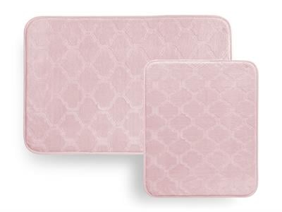 Elegance Damask ПОСТЕЛКА ЗА БАНЯ КО 2 комплекта Гореща Щампа 60x90 cm + 50x60 cm Pink