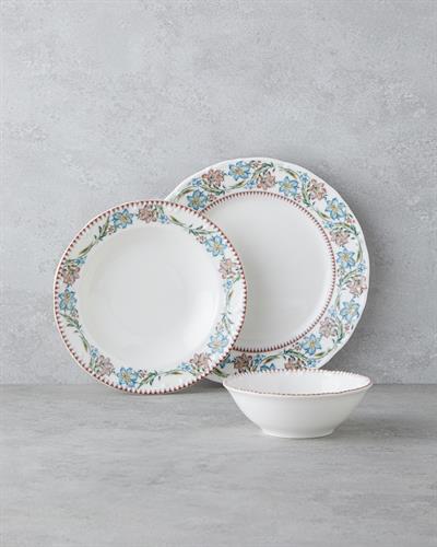 Elegant Комплект За Хранене Порцелан 12 части за 4 души Шарен