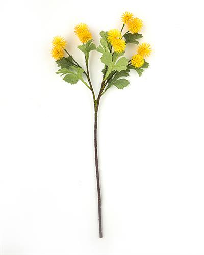 Elegant Flower Изкуствено Цвете Един Стрък 31 см Жълт