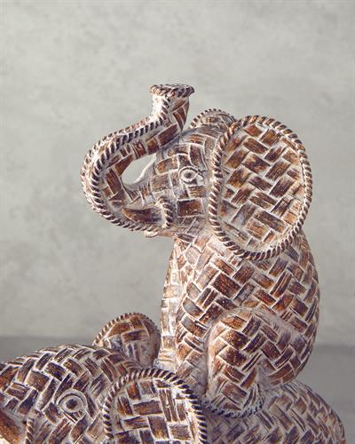 Elephant Family Дрънкулка Кафяво, 19,5 X 9,5 X 30,5 Cm