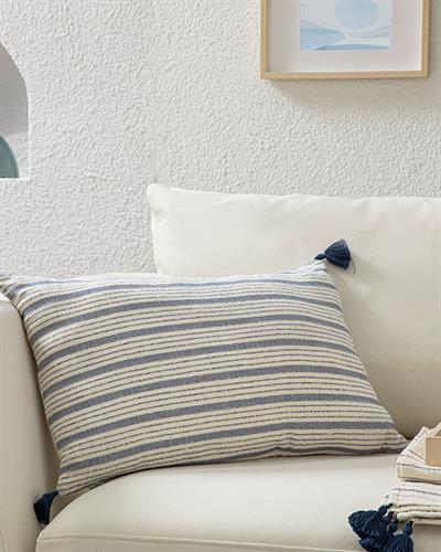 Elio Декоративна Възглавница Бяло, 35 X 55 Cm