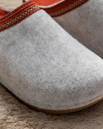 Elisa Felt Women Home Slippers 36 Beige